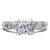 Twist Princess Cut Engagement Ring (0.85 CT. TW.)