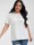 Solid Broderie Anglaise Round Neck T-shirt